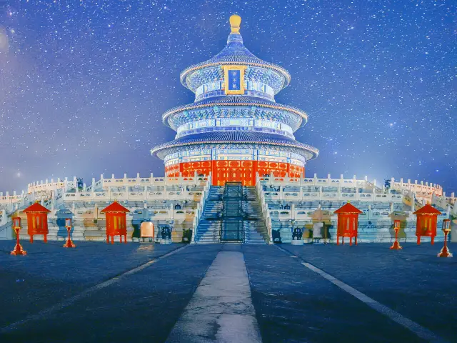 Life advice!! Before leaving Beijing, you must go see the night view of the Temple of Heaven