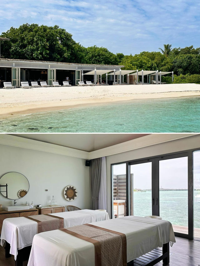 馬爾代夫艾美酒店的日料餐廳和水療中心都建在海上～體驗感超棒！