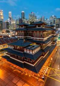 新加坡最著名的佛家寺廟——佛牙寺龍華院