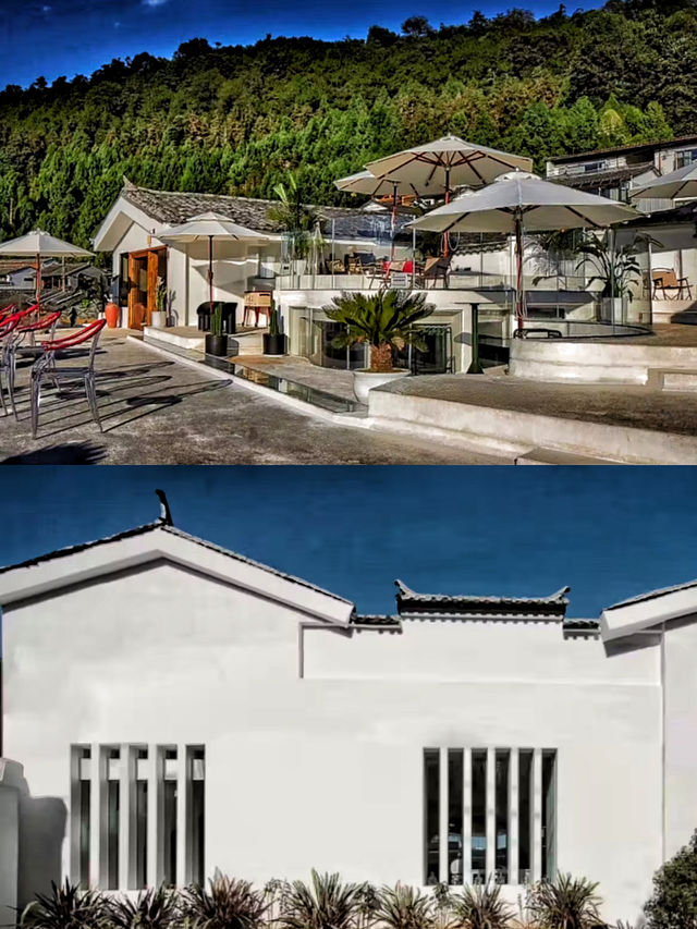 絕美藝術酒店藏在和順古鎮的圖書館。