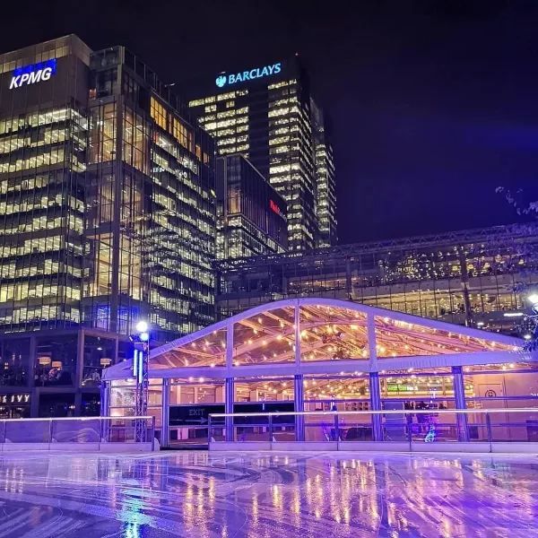 Canary Wharf Ice Rink: A Winter Wonderland in London