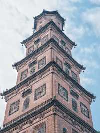 臨汾｜鐵佛寺除了巨型佛頭這座寶塔也是絕美