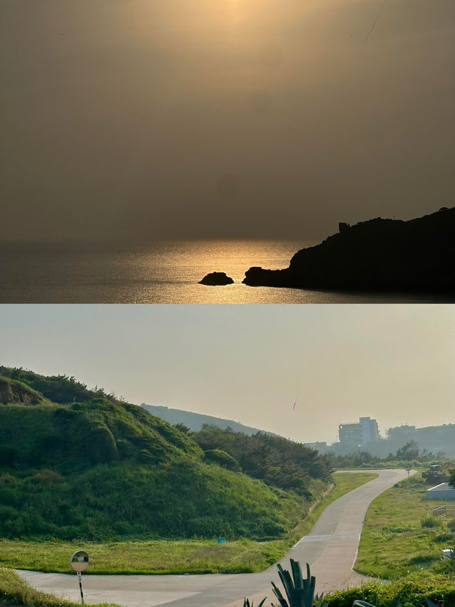 戰地碉堡、藍眼淚與燈塔日落！