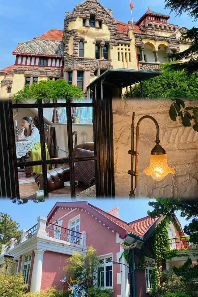 #青島#海濱浪漫，左手海鮮啤酒，右手咖啡蛋糕