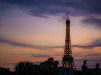 The Eiffel Tower in Paris! 🇫🇷✨