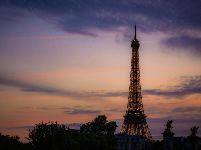 The Eiffel Tower in Paris! 🇫🇷✨