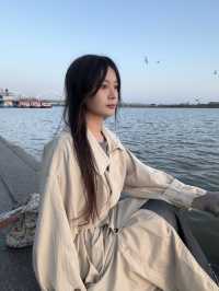 哈爾濱｜在松花江畔追到江鷗和日落啦