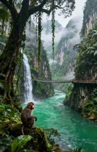 探秘侏羅紀般峽谷