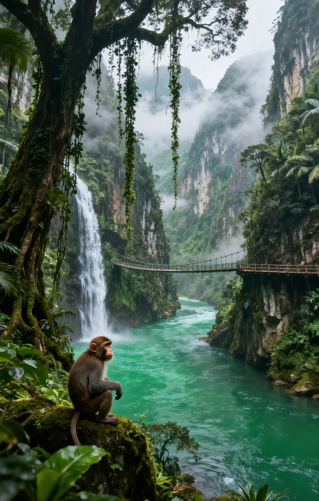 探秘侏羅紀般峽谷