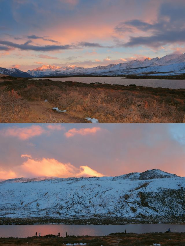 成都打工人的週末，看了一場最美的日照金山