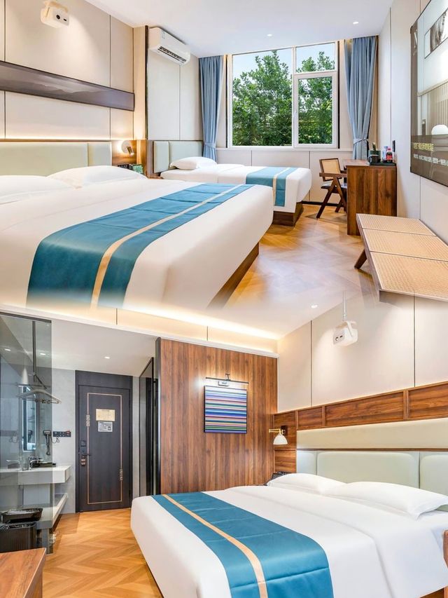 五四廣場智能酒店天花板！步行看海的科技感住宿太香