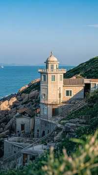 治癒系海邊燈塔