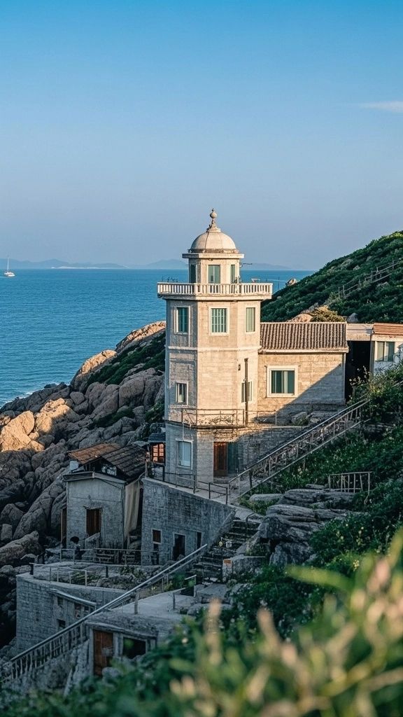 治癒系海邊燈塔 治癒系海邊燈塔