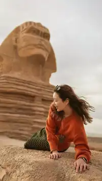 敦煌沙漠驚現「小埃及」！金字塔旁拍出異域風情