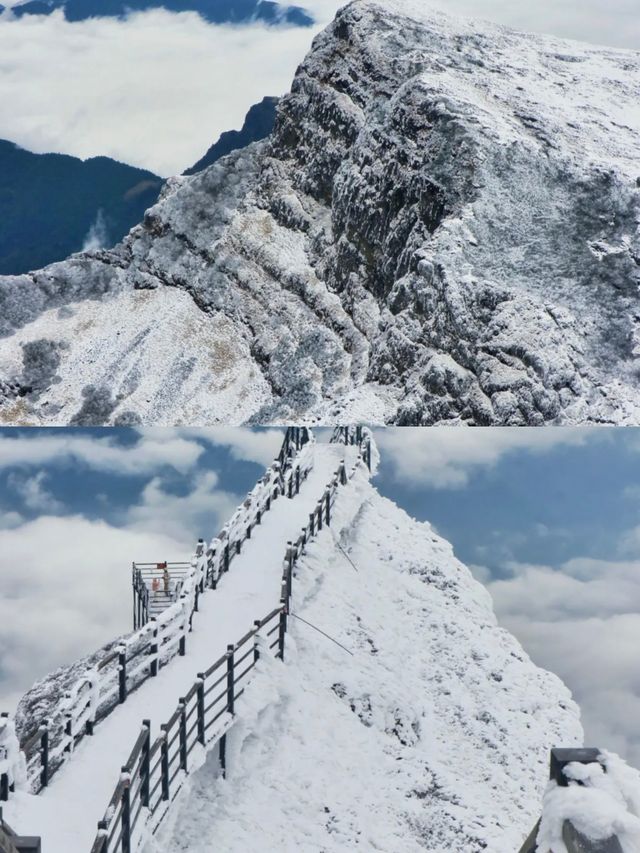 踏雪而上,赴轎子雪山的白頭之約 踏雪而上,赴轎子雪山的白頭之約