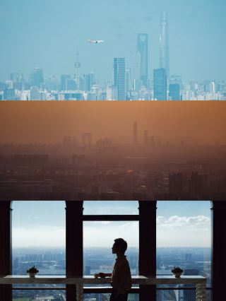 257mの高空は最高！昆山の「雲端カフェ」二都市の夕日を無料でチェックイン
