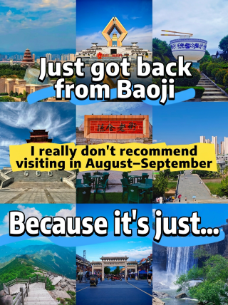Returned from Baoji. I really don’t recommend visiting in August or September because it’s just too…