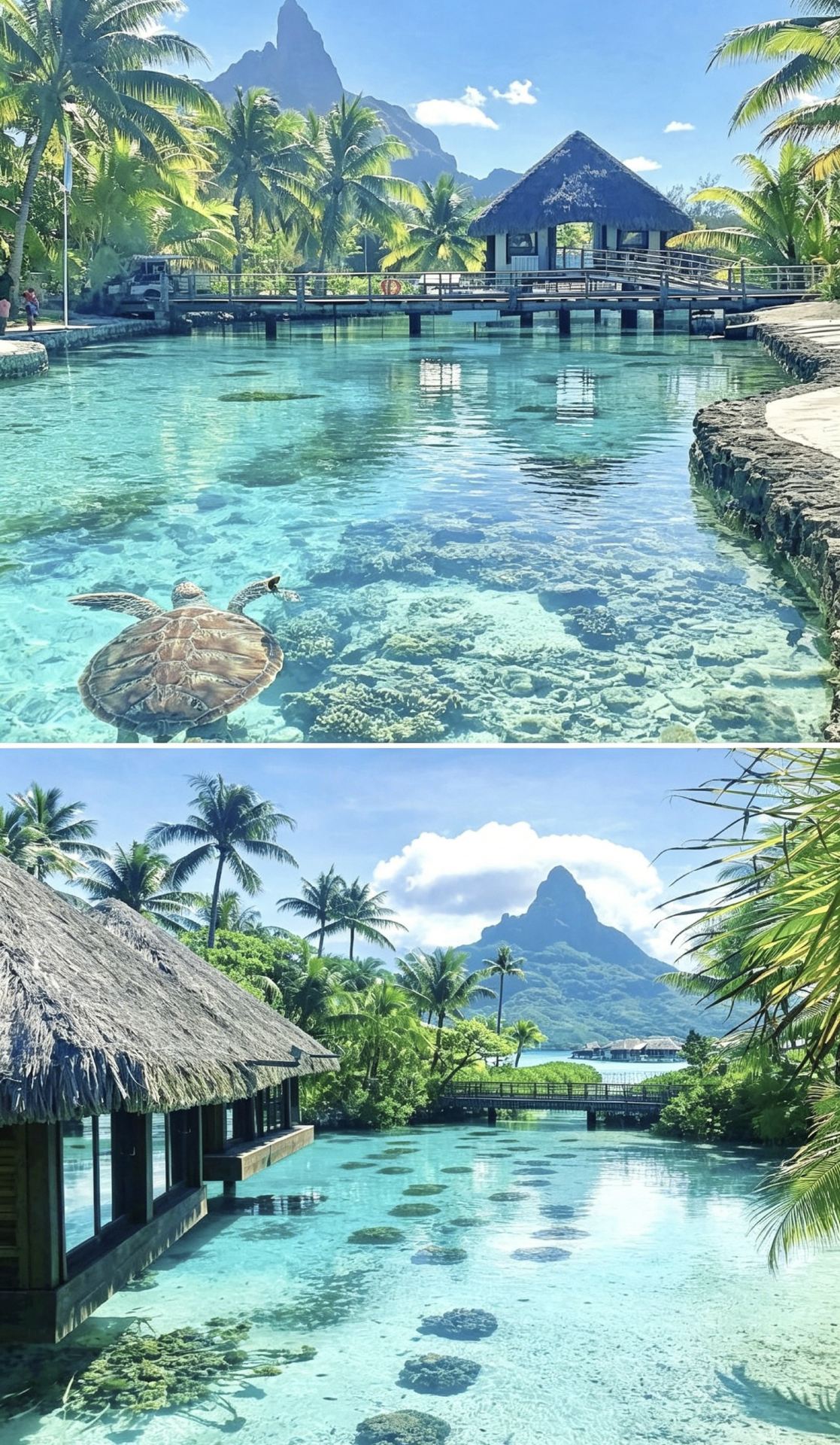 Bora Bora | A romantic island with blue lagoons in the South Pacific