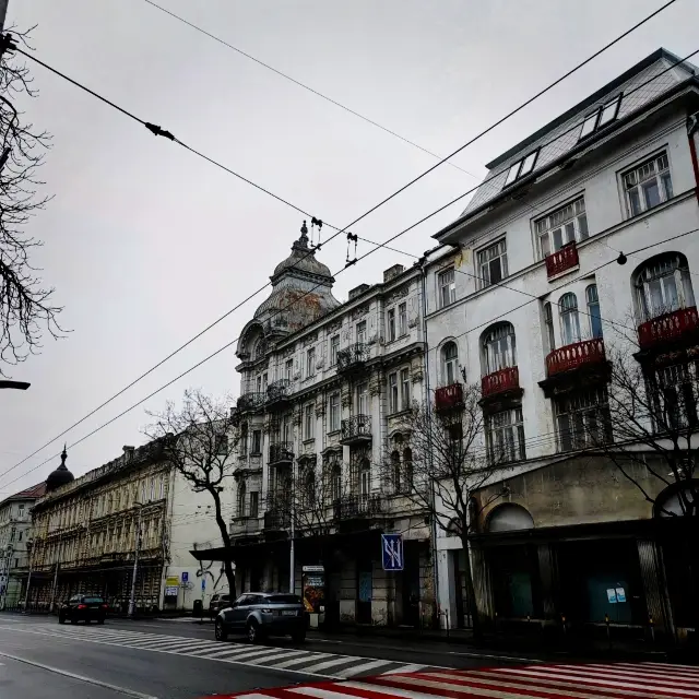 A day in Bratislava during winter 2022