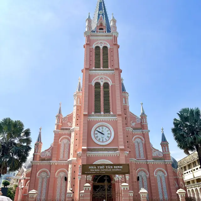 【ベトナム/ホーチミン】SNS映えするピンクのおしゃれな教会「タンディン教会」