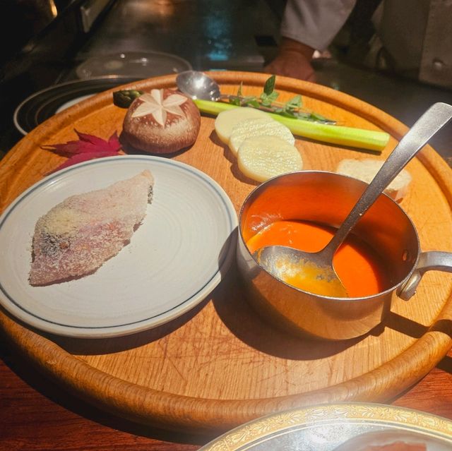 Teppanyaki in Yokohama Seryna Steak Dome