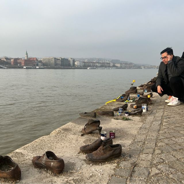 Shoes at Danube River