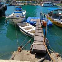 Typhoon shelter, pier and seafood