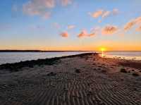Historical Twilight: Sunset at Sandy Hook Beach Pier