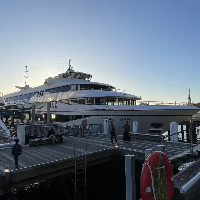 シドニー湾をサンセットクルーズ🚢