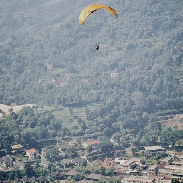 Tandem Paragliding, Batu - East Java