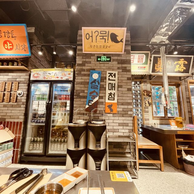 🐷80年代炭火烤肉🇰🇷@深圳街邊鐵桶韓國烤肉料理