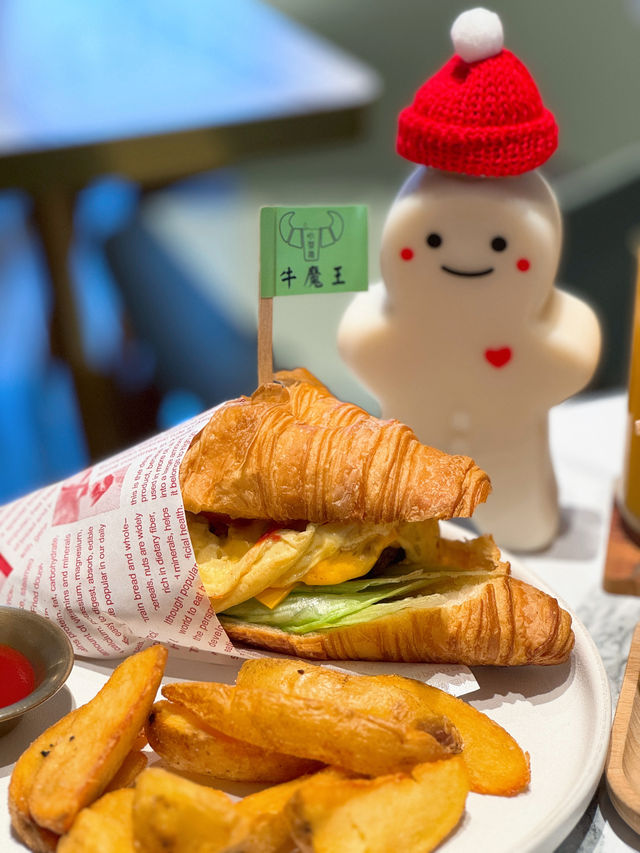 【天水圍 ✦ 休閑抵食餐廳😍必食牛角包系列🥐✨】