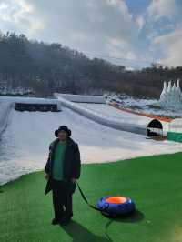 어른이도 신나는 하루종일 무제한 썰매타기❄️