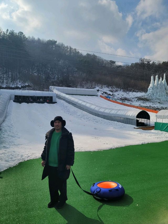 어른이도 신나는 하루종일 무제한 썰매타기❄️