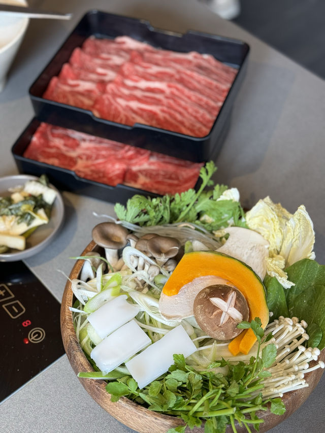 【ソウル・狎鴎亭】コスパ良！お肉柔らか韓牛しゃぶしゃぶ