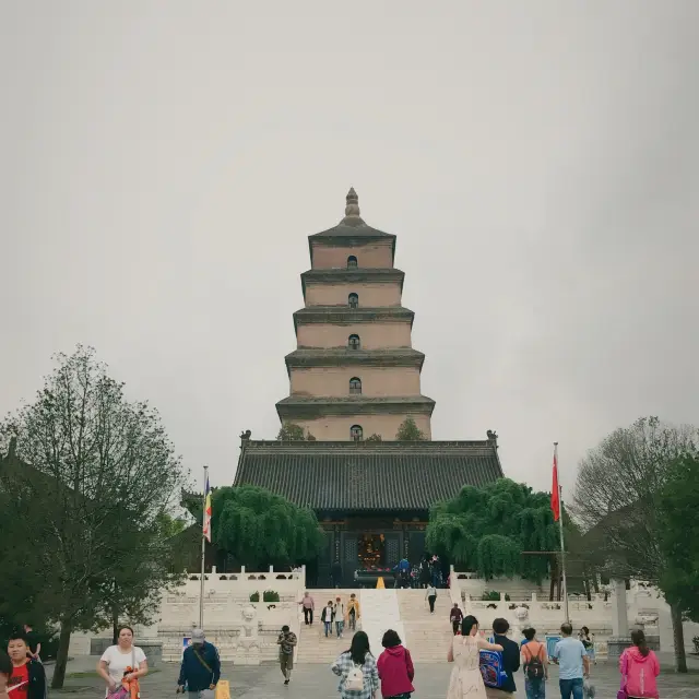 시안, 중국의 대안탑 방문