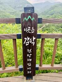 韓国の赤い吊り橋【Gamaksan Suspension Bridge】でスリル満点の絶景体験！🇰🇷