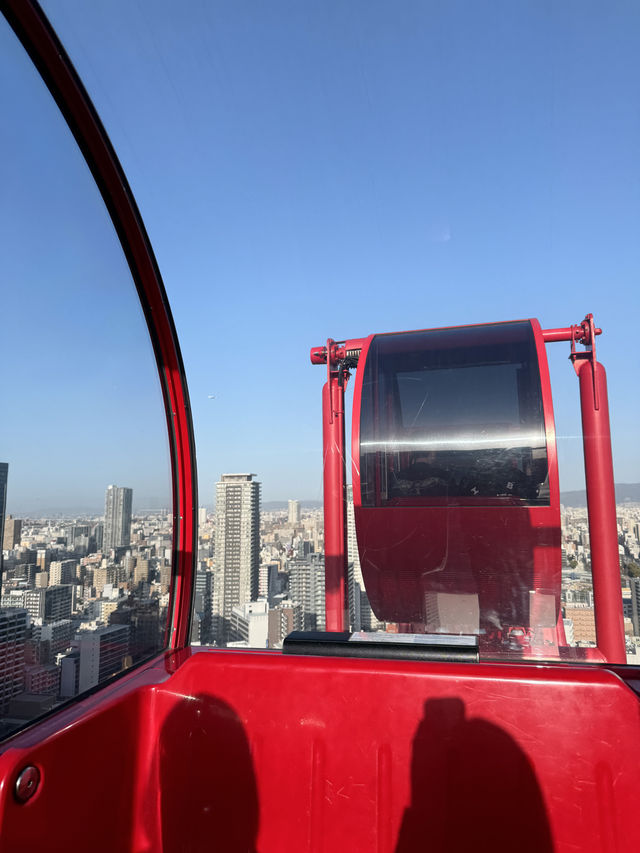 오사카 여행 힙한 관람차, 포토존 ‘햅파이브 관람차’