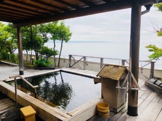 후쿠오카 🇯🇵 운치있는 옥상 노천탕에서 반신욕 즐기기 딱! 