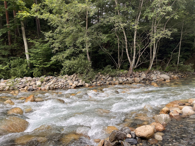 長野県営烏川渓谷緑地 @長野・安曇野🏞️