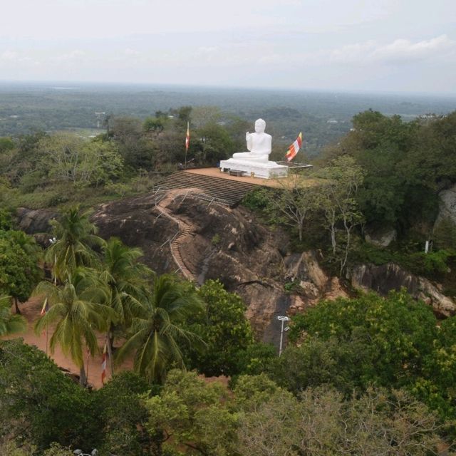 Mihinrale: exploration of Buddha statues and monkeys