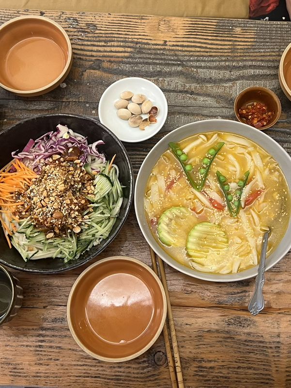 Nothing fancy, just happy food