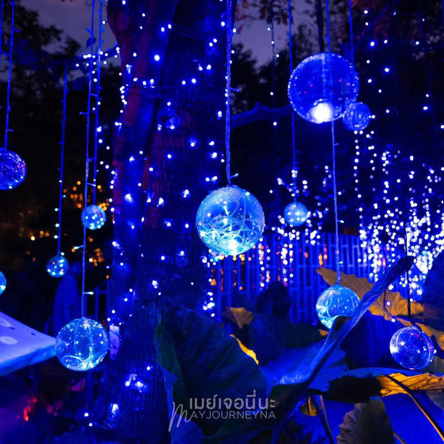 เขาใหญ่มีจัดแสดงไฟด้วยนะ สวย สนุกมาก