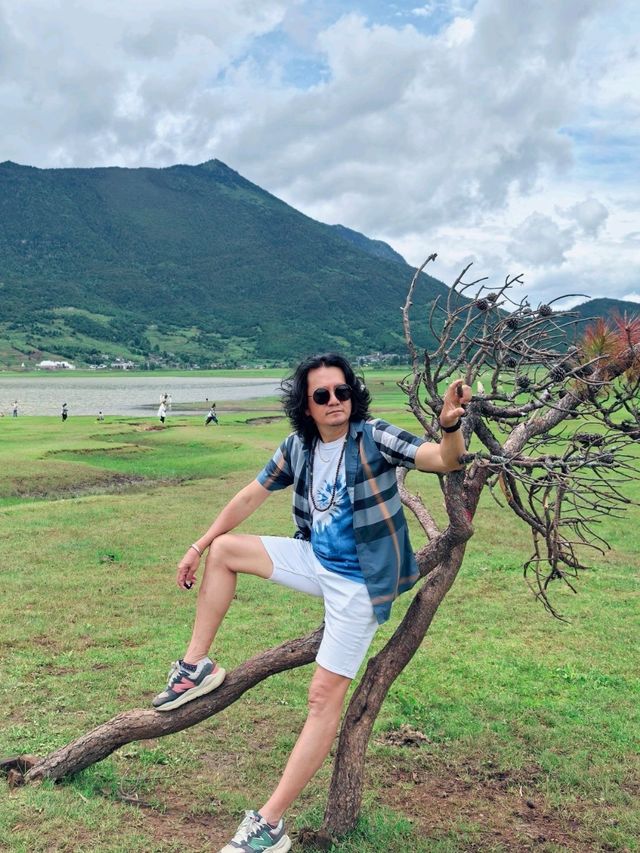 Beautiful Wenhai Lake in Lijiang Yunnan