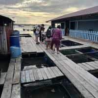 Seafood on the kelong 