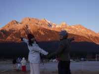 A Magical Sunrise at Yulong Snow Mountain – An Unforgettable Experience 🌄✨