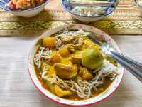 ร้านขนมจีนเจ้าดัง ย่านโคกกลอย
