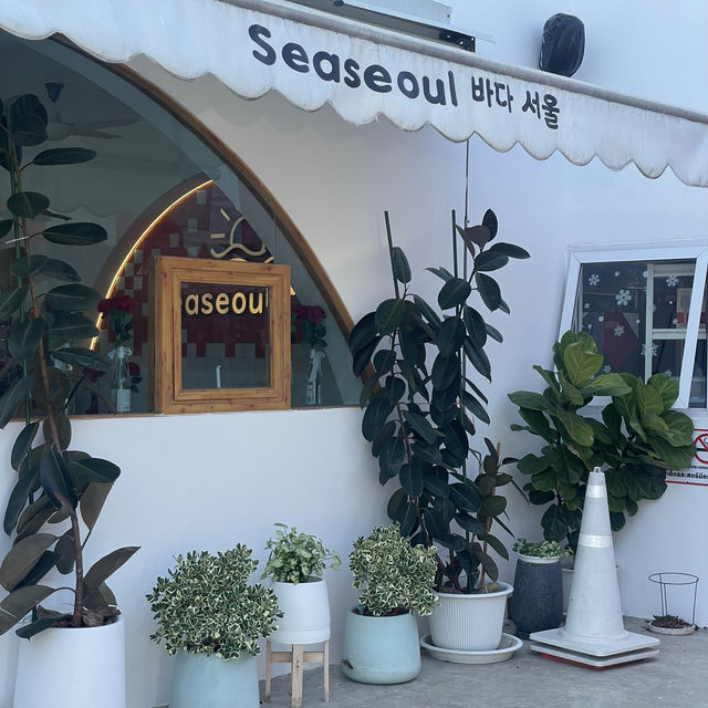คาเฟ่ sunseouls คาเฟ่สไตล์เกาหลีริมหาดแสงจันทร์