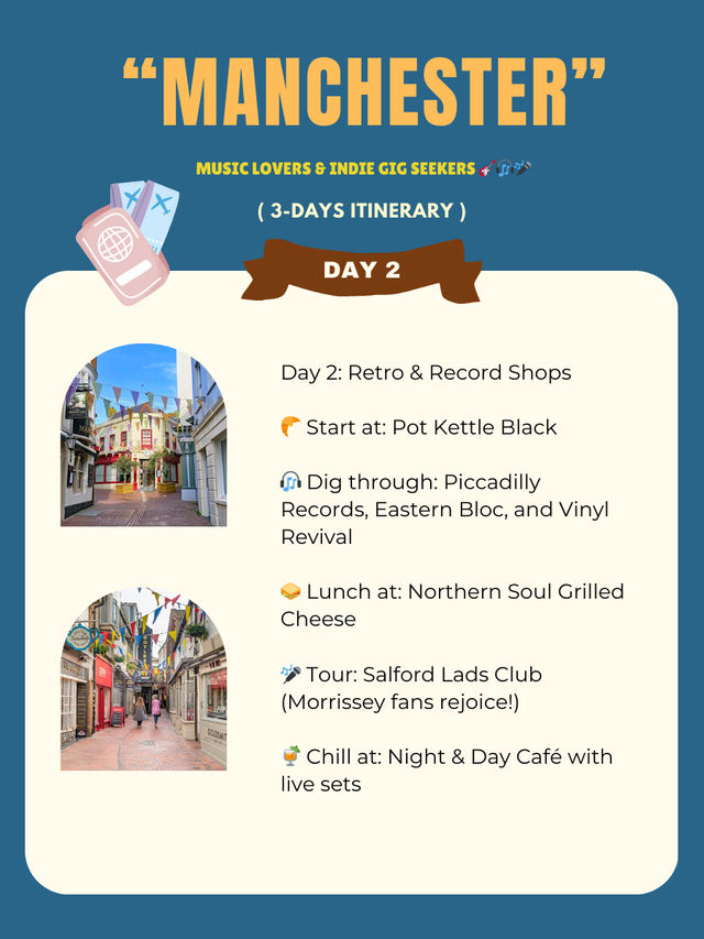 Manchester 3-days itinerary 🩵