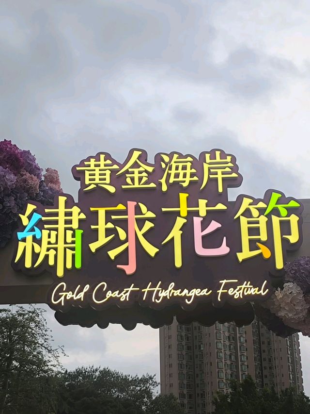 屯門黃金海岸繡球花節